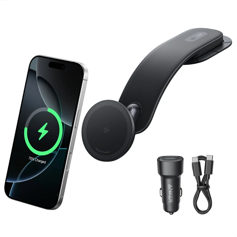 Anker Nano Wireless Car Charger (Magnetic, Detachable Pad)