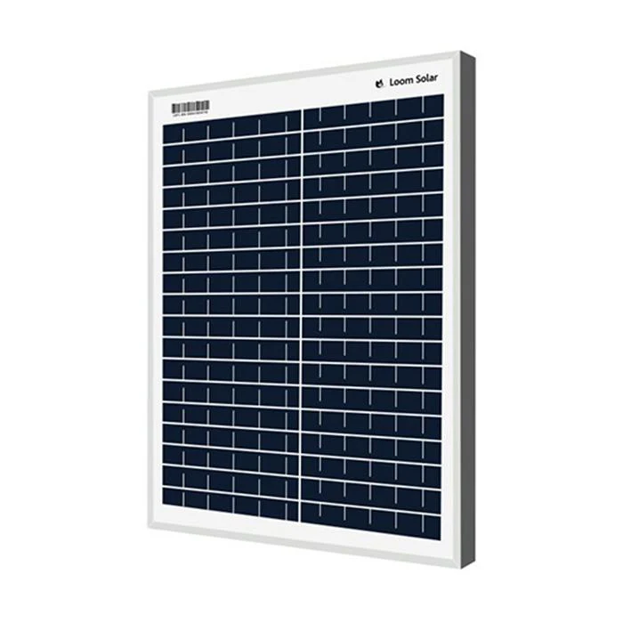 Loom Solar Panel 20 watt - 12 volt for Small Battery Charging