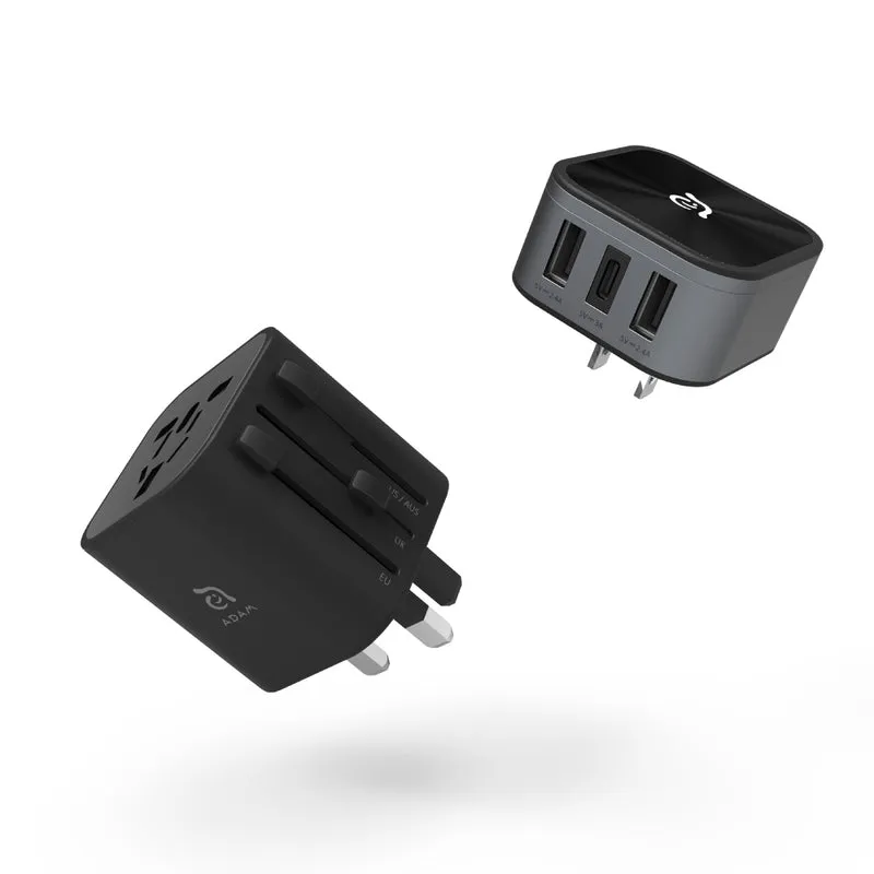 OMNIA T3 Universal Travel Adapter