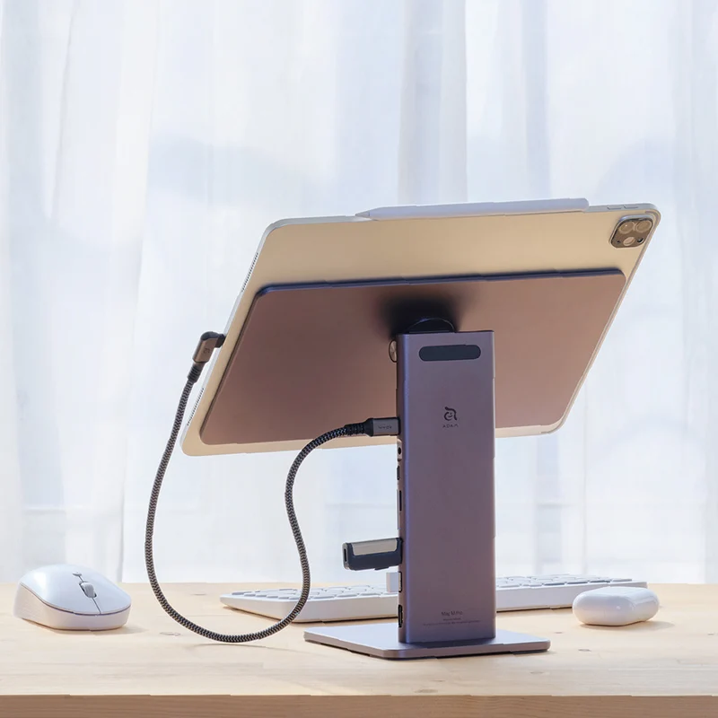 Mag M Pro Magnetic 8-in-1 iPad Stand Hub