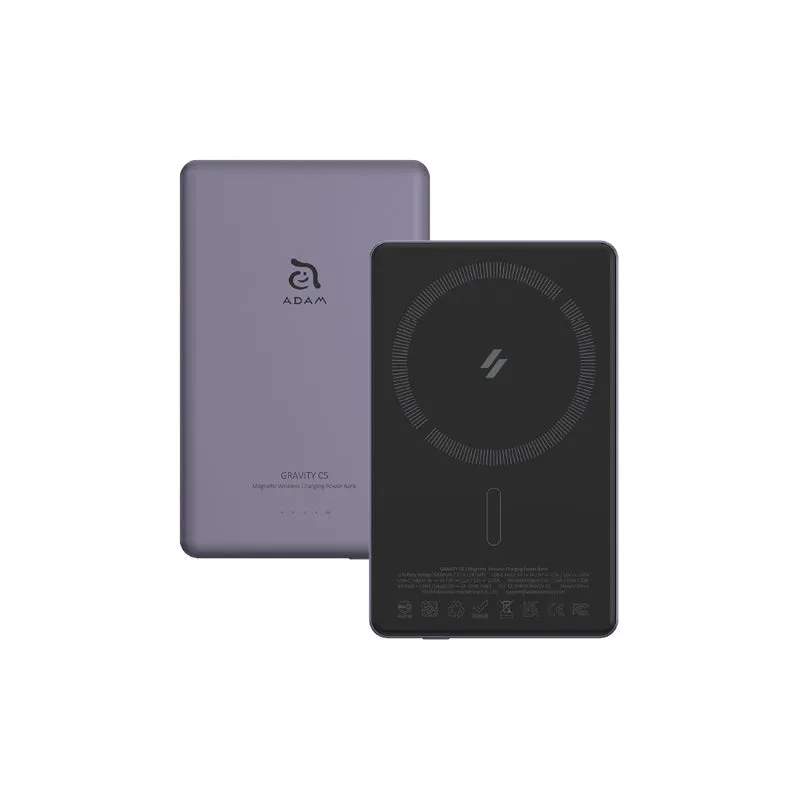 GRAVITY C5 Magnetic Wireless Charging Power Bank (Ultra Slim)