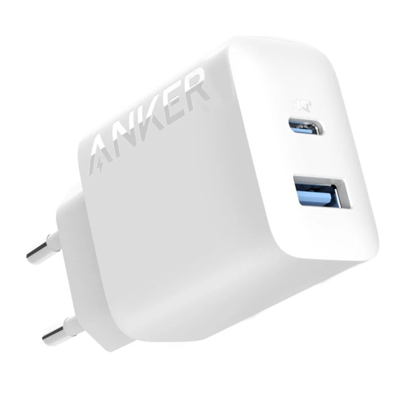 Anker High Speed Charger 20W weiß 2 Port USB-C und USB-A