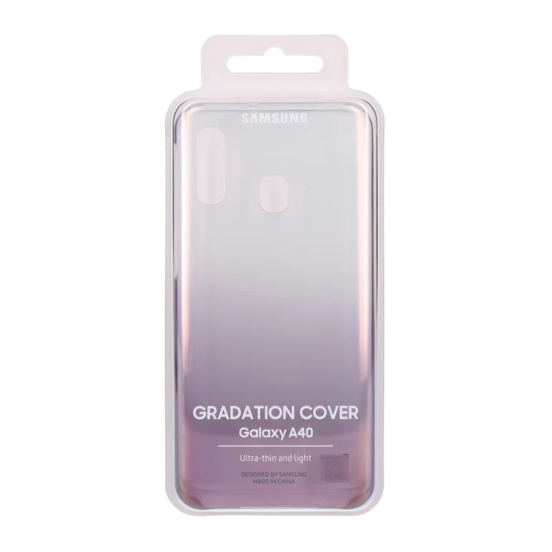 Samsung Gradation Cover Schwarz mit Farbverlauf passend für Galaxy A40