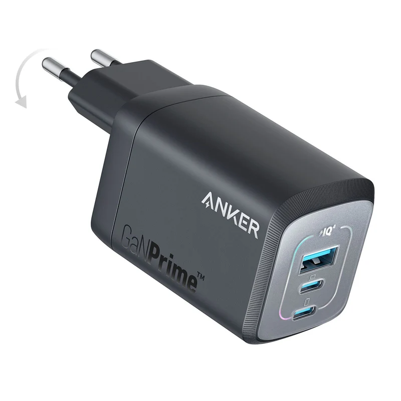 Anker Prime 67W 3x USB-C Ladegerät schwarz