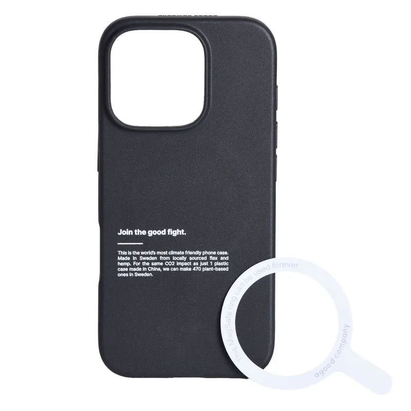 agood company PLANTPRTCT Case schwarz passend für iPhone 16 Pro mit Magsafe