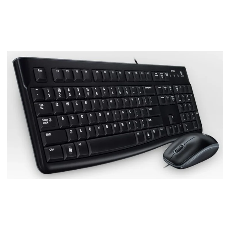 Logitech Desktop MK120 Tastatur Maus enthalten USB QWERTZ Deutsch Schwarz