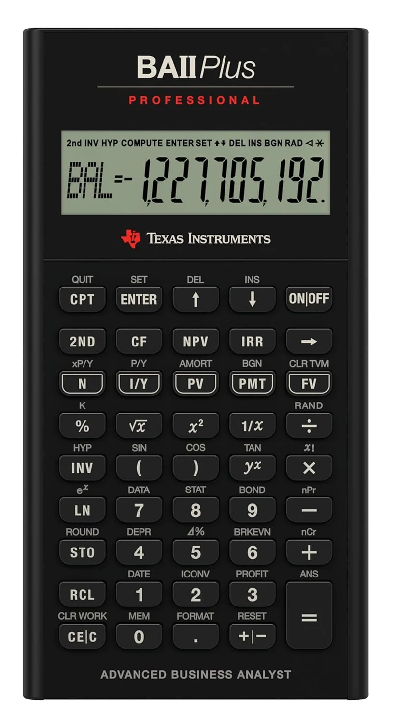 Texas BA-II Plus Calculator