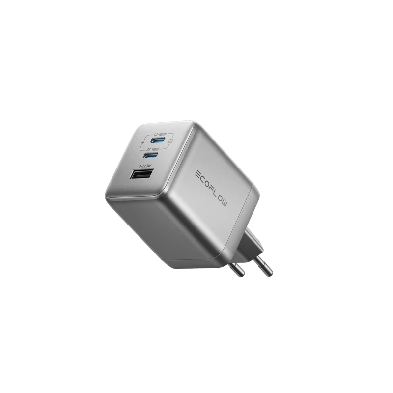 Cargador EcoFlow RAPID Pro (100 W, 3 puertos, GaN) (accesorio recomendado)