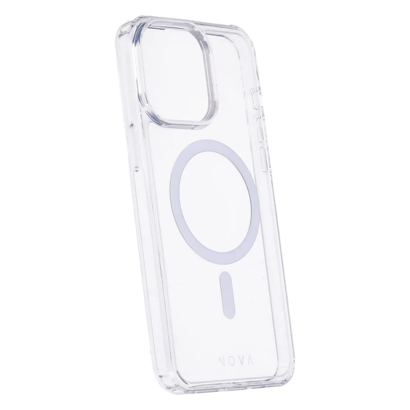 NOVA Crystal Mag Case Apple iPhone 15 Pro Max transparent Magsafe kompatibel