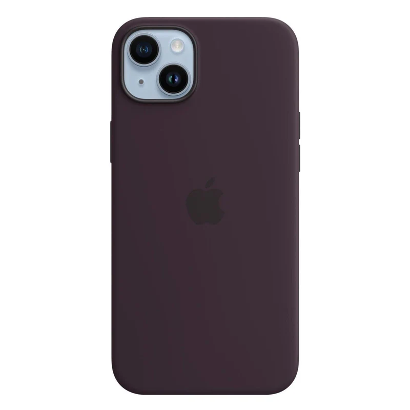 Apple Silikon Case mit MagSafe für iPhone 14 Plus Holunder