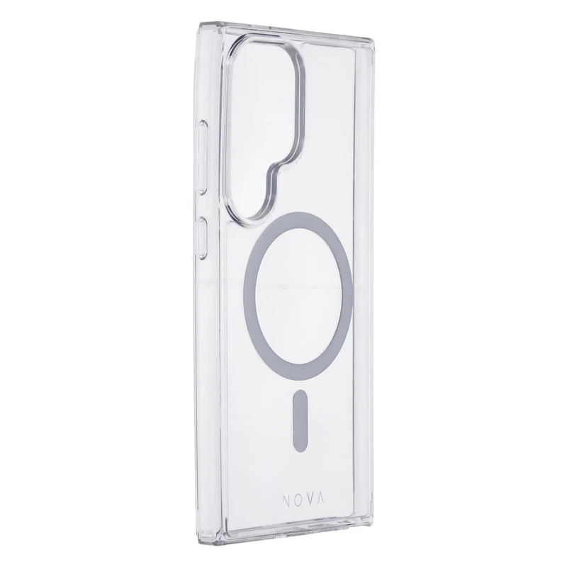 NOVA Crystal Mag Case Galaxy S24 Ultra transparent Magsafe kompatibel