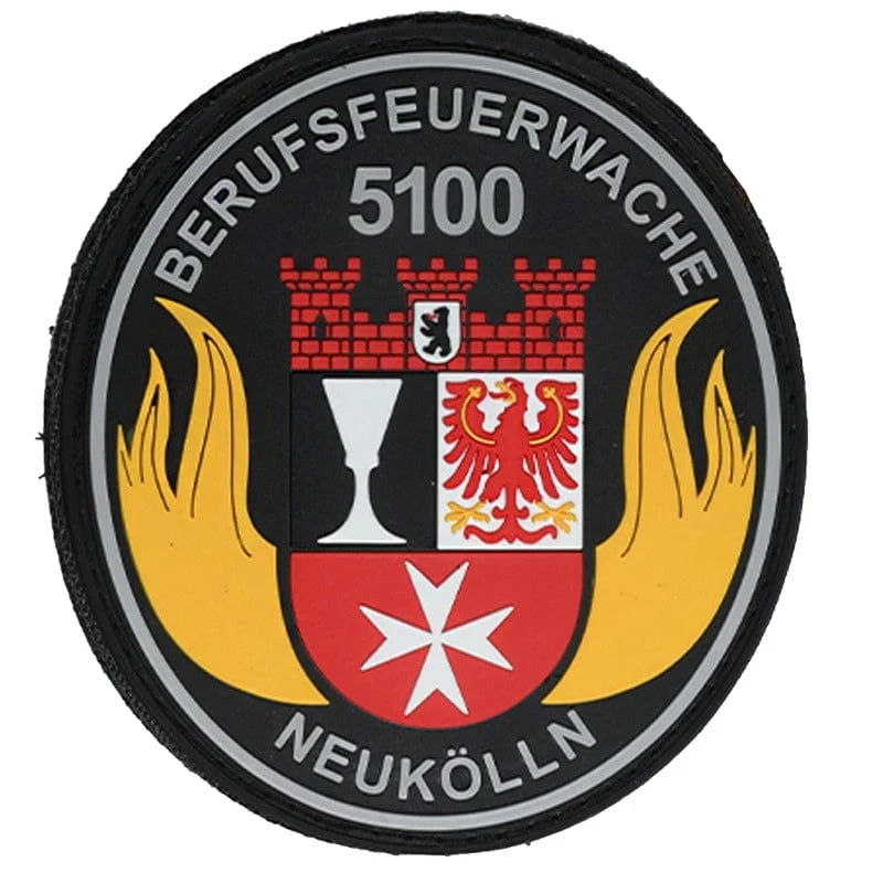Patch Berufsfeuerwache 5100 Neukölln (9 x 8 cm)