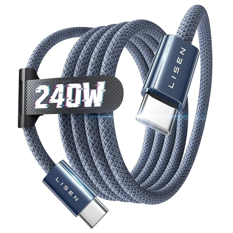LISEN 240W USB C auf USB C Kabel 1M