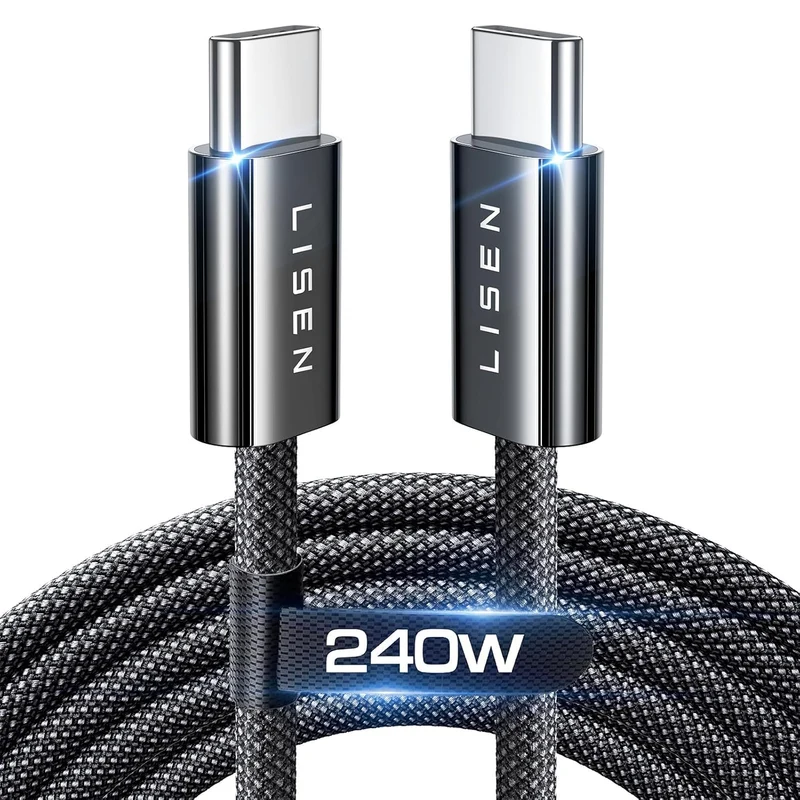 LISEN 240W USB C-Ladekabel Schnelle Aufladung