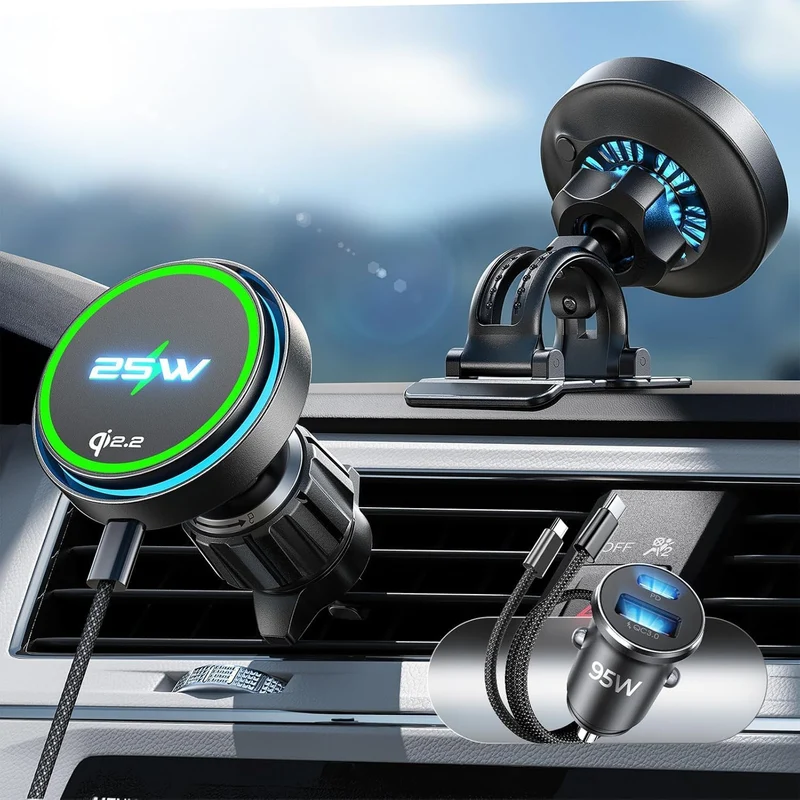 LISEN Handyhalterung für das Auto mit Ladefunktion