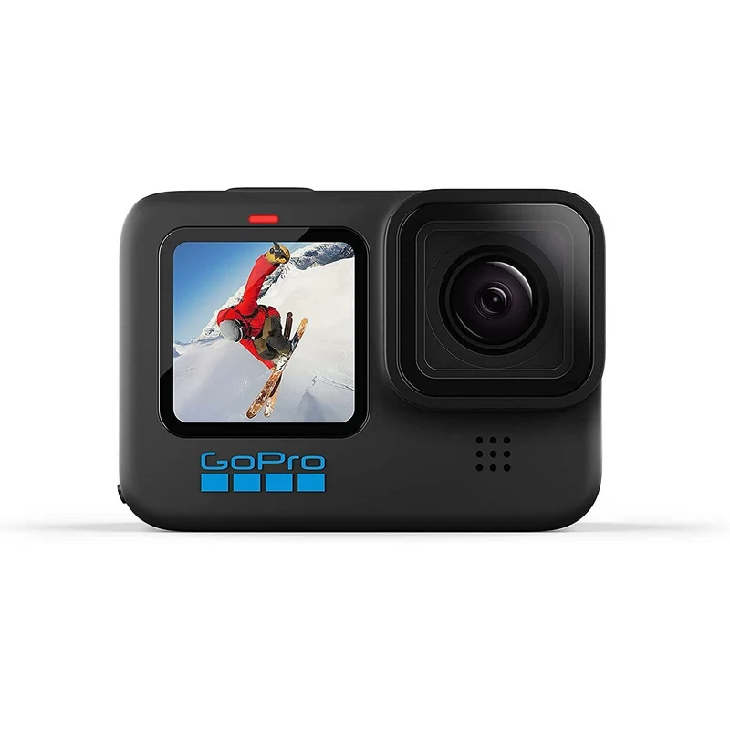 GoPro HERO10 Black - Waterproof Action Camera with Front LCD and Touch Rear Screens, 5.3K60 Ultra HD Video, 23MP Photos
