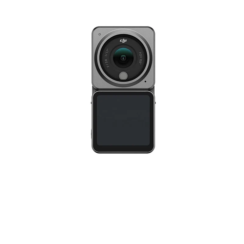 DJI Action 2 Dual Screen Combo-12MP Action Camera with Front Touchscreen, Magnetic Versatility, 4K Recording Upto 120 FPS& 155° FOV, Portable& Wearable, HorizonSteady, AI Editor, 10m Waterproof,Black