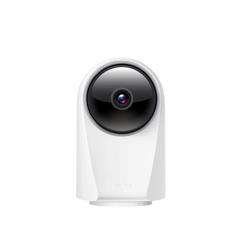 realme 360 Deg 1080p Full HD WiFi Smart Security Camera (White) | Alexa Enabled | 2-Way Audio | Night Vision | Motion Tracking & Intruder Alert, 7.1cm x 6.58cm x 11.43cm (RMH2001)