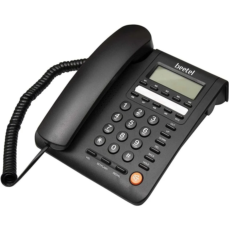 Beetel M59 CLI Corded Phone (Black)