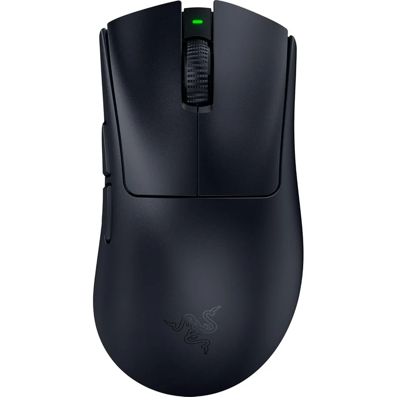 Razer DeathAdder V4 Pro Wireless Gaming Mouse: 57g Lightweight - HyperSpeed Wireless Gen-2 - Scroll Wheel, Focus Pro 45K Sensor, Switches Gen-4 (All Optical) - Up to 150 Hr Battery - White