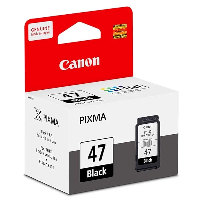 Canon PG-47 Ink Cartridge (Black) (Pack of 2)