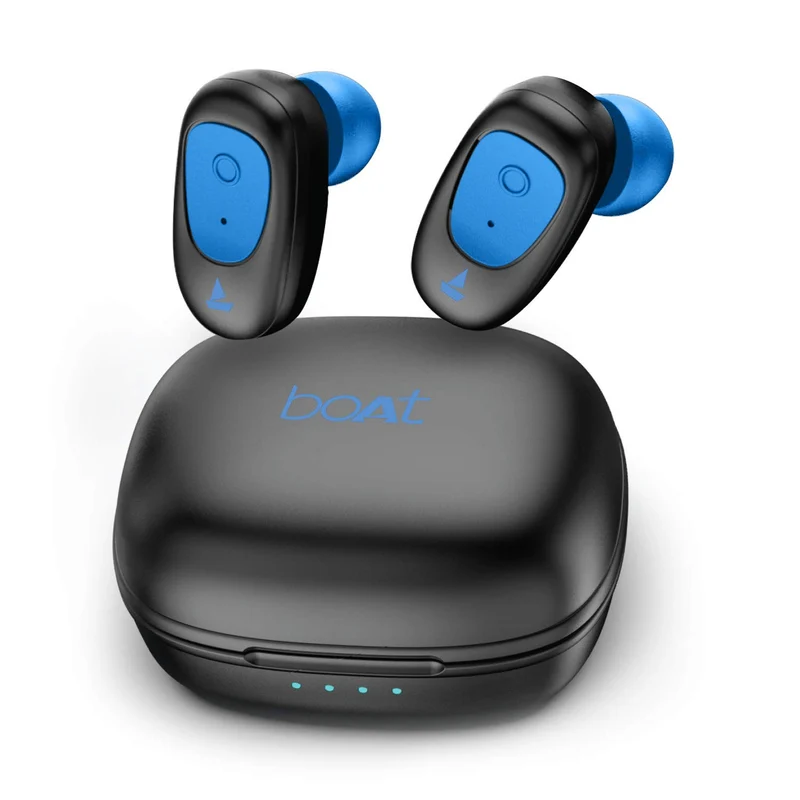 Boat Airdopes 201 Bluetooth Truly Wireless Earbuds with Mic(Furious Blue)