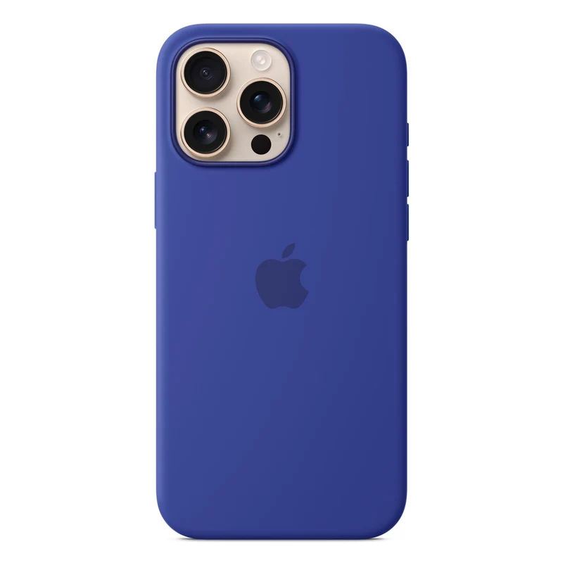 Apple Silikon Case mit MagSafe Ultramarin passend für iPhone 16 Pro Max