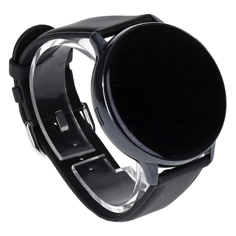 Samsung Galaxy Watch Active2 LTE 44mm Black Edelstahlgehäuse mit Lederarmband Schwarz