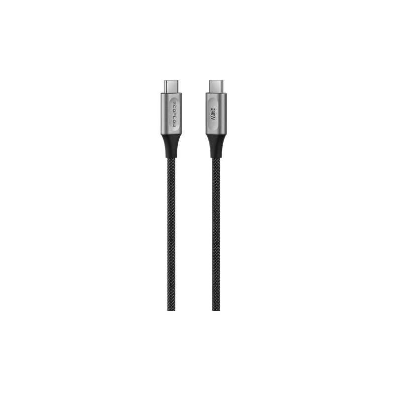Cable EcoFlow RAPID Pro USB-C a USB-C (240 W, nylon)