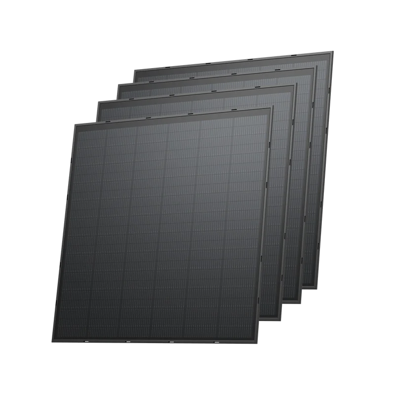 Panel solar rígido EcoFlow de 250 W (4 unidades)