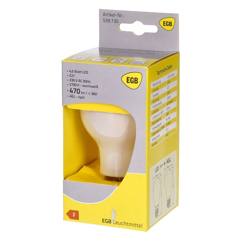 EGB 4,5 W E27 nicht dimmbar