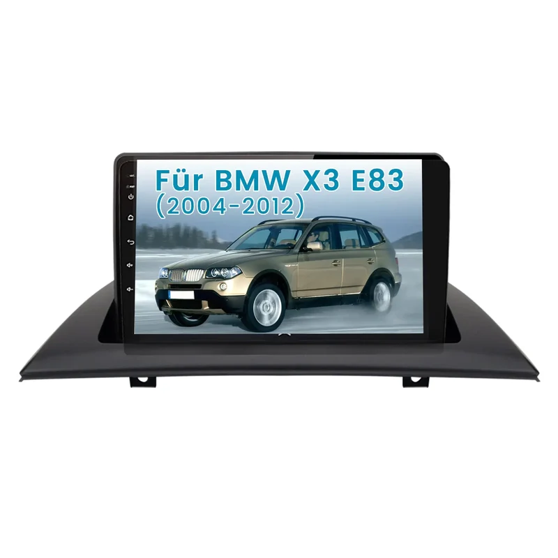 AWESAFE Android 13 Autoradio 1GB + 32 GB für BMW X3 E83 (2004-2012)mit Navigation unterstützt Bluetooth FM DAB+ WiFi WLAN USB Carplay Lenkradsteuerung