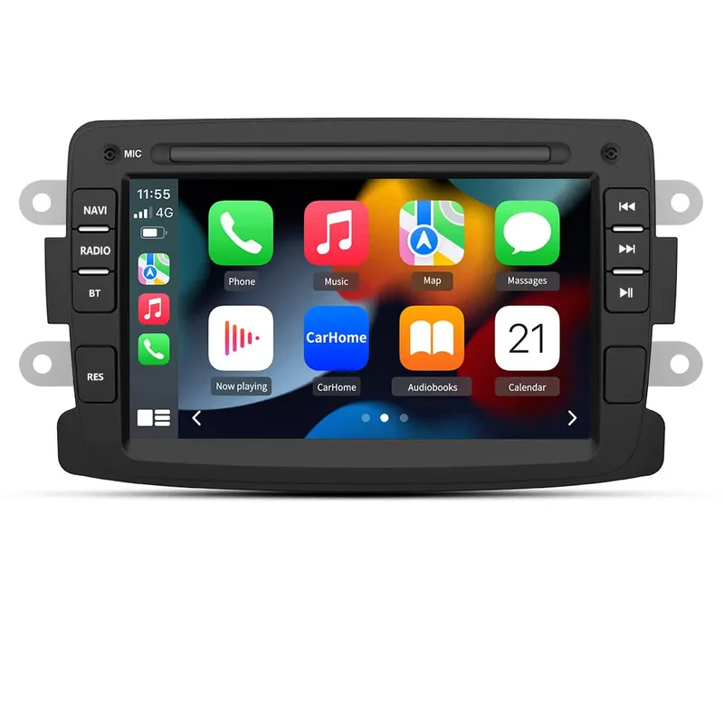 AWESAFE Android 13 Autoradio mit 7-Zoll-Touchscreen für Renault Dacia, Duster/Sandero/Logan/Captur/Lodgy/Dokker/Symbol mit Navigation Lenkradsteuerung WiFi Carplay