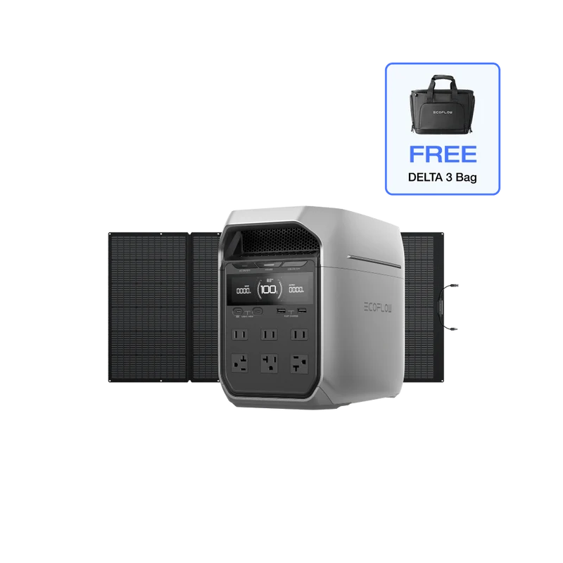 EcoFlow DELTA 3 Series Solar Generator (PV400W)