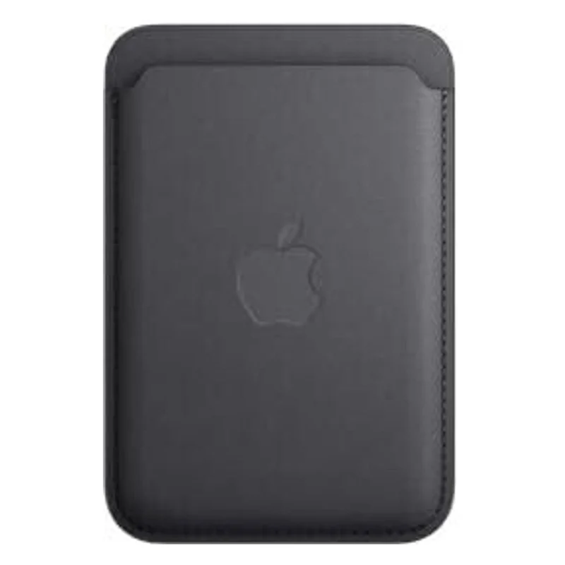 Apple iPhone Feingewebe Wallet mit MagSafe Schwarz