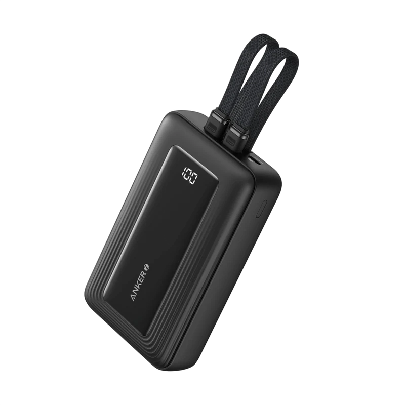 Anker Zolo Power Bank (20K, Built-In USB-C and Lightning Cable)