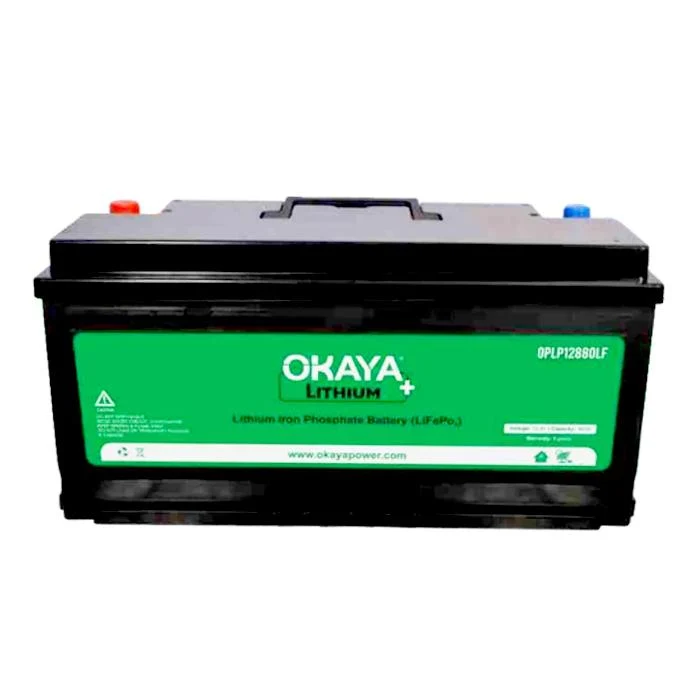 Okaya 80Ah / 1000 watt hour lifepo4 rechargeable lithium battery