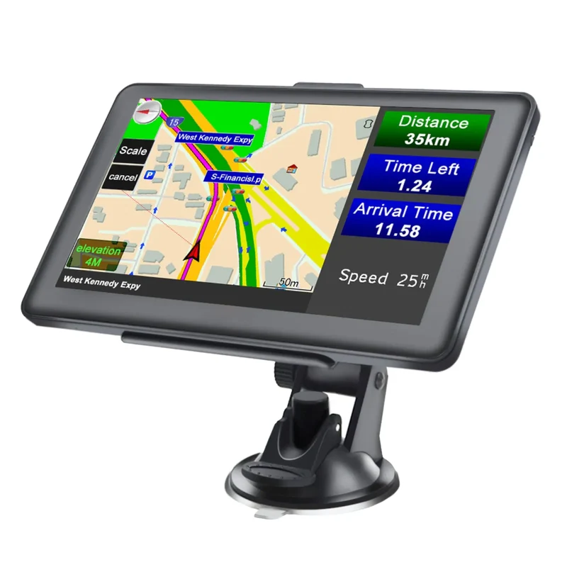 AWESAFE 7 inch GPS Navigation for Cars Australia Sat Nav for Trucks Lorry 2026 Maps POI Postcode Speed Camera Alerts