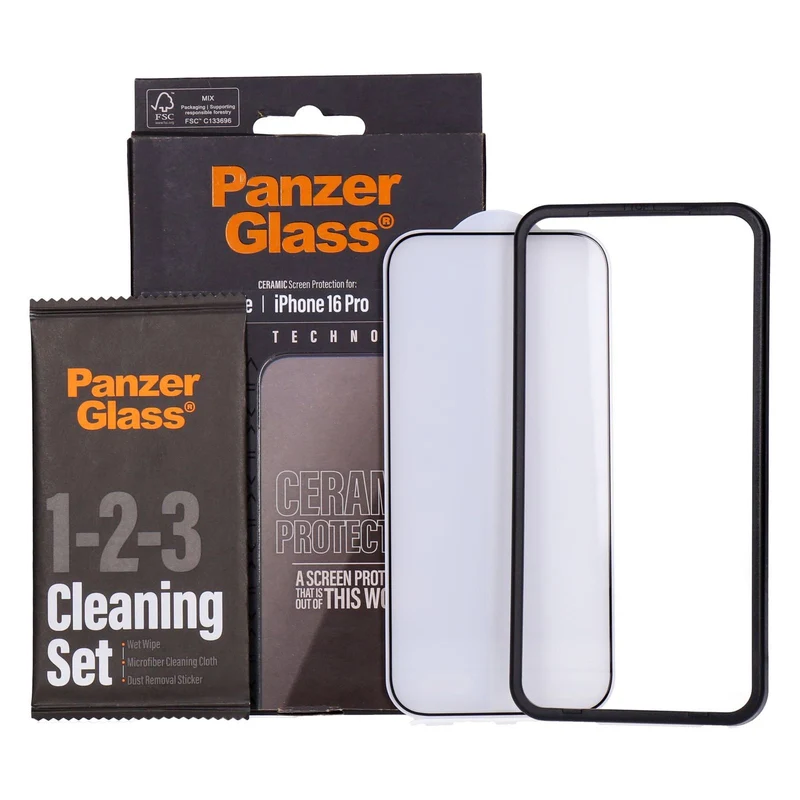 PanzerGlass Ceramic Screen Protection passend für Apple iPhone 16 Pro