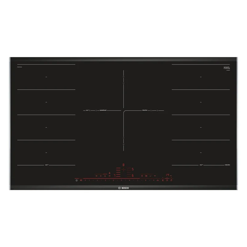 Bosch Serie 8 PXV975DV1E Induktionskochfeld Integriert 5 Zonen 90 cm Schwarz