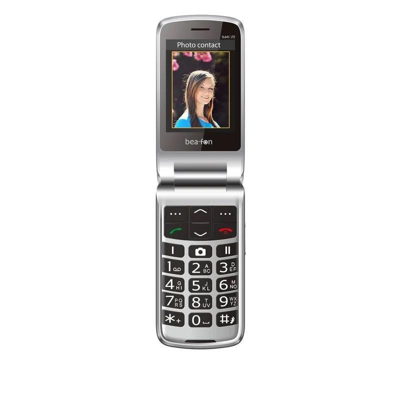 Beafon SL645 LTE 7,11 cm (2.8) 120 g Schwarz, Silber Seniorentelefon
