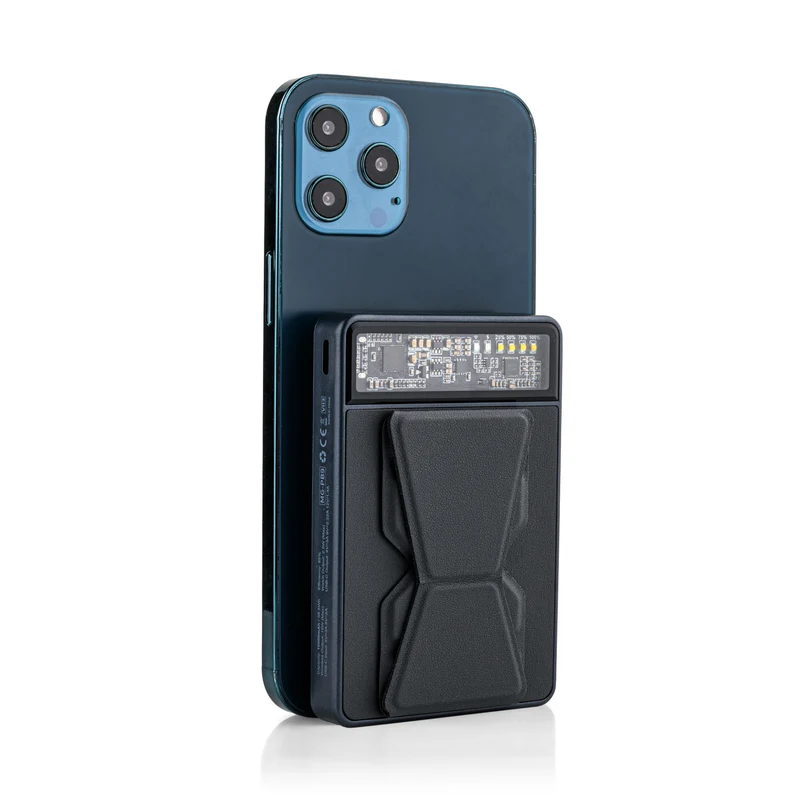 MOJOGEAR 3-in-1 Kabelloses Telefon+Uhr - MagSafe Powerbank 10.000 mAh