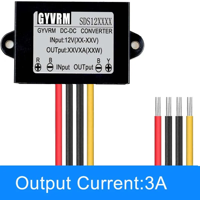 GYVRM 12V to 13.8V 14V DC DC Step Up 1A 2A 3A 4A 5A Non Isolated Boost Power Converter 12 Volts to 13.8 Volts Voltage Regulator