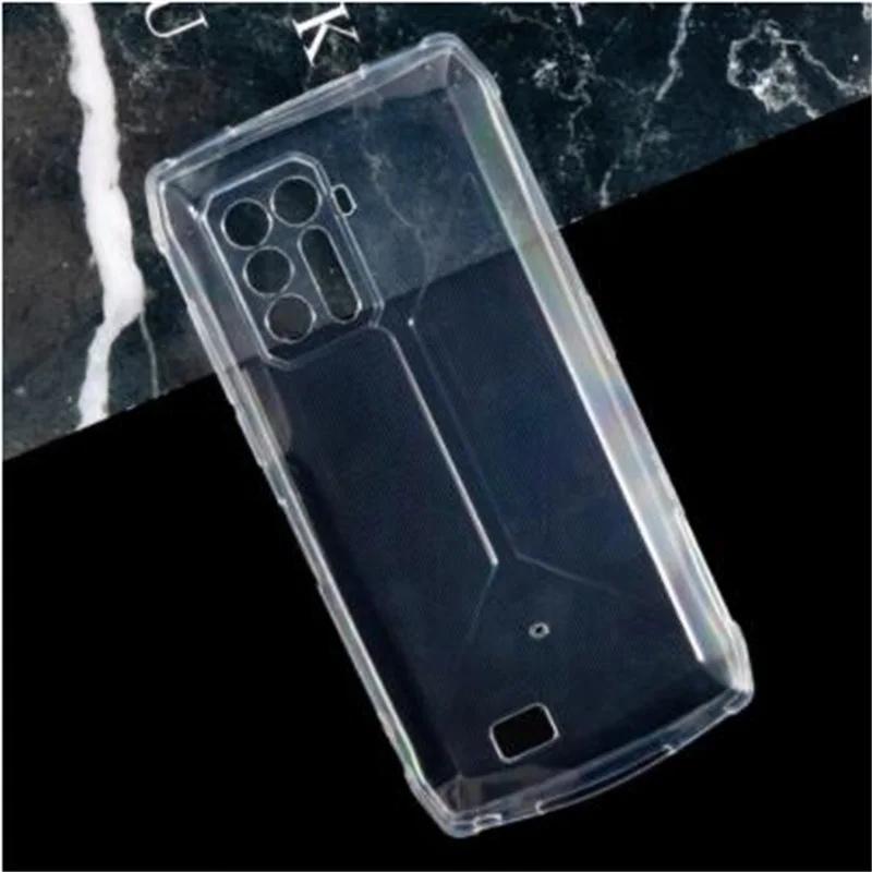 Anti-knock Soft TPU Phone Case For Ulefone Power Armor 13 6.81" 2021 Armor13 Silicone Cover Bumper Tempered Glass