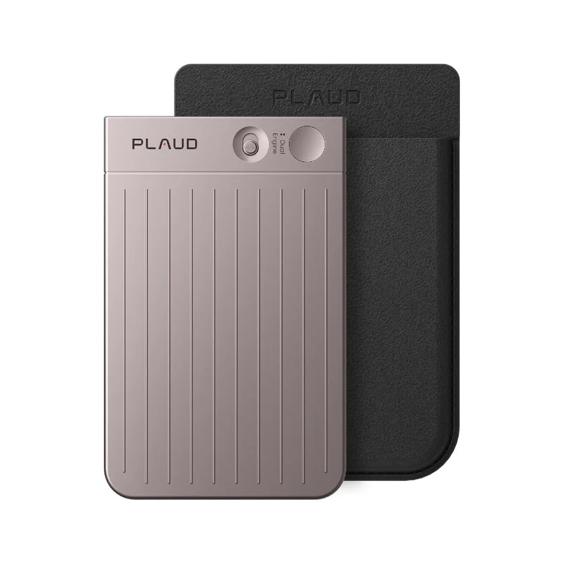 Plaud Note AI Voice Recorder Device/Dictaphone w/Case App Control AI Transcribe & Summarize Support 112 Languages 64GB Digital Audio Recorder Note Taker for Lectures Meetings Calls, Starlight