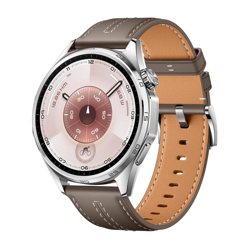 Huawei Watch GT 6 Smart Watch, 46mm, Upto 21 Days Battery Life, Smart Watches with 100+ Sports Mode, Cycling, iOS & Android Compatible, Emotional Wellbeing, Health Monitoring (Gray)