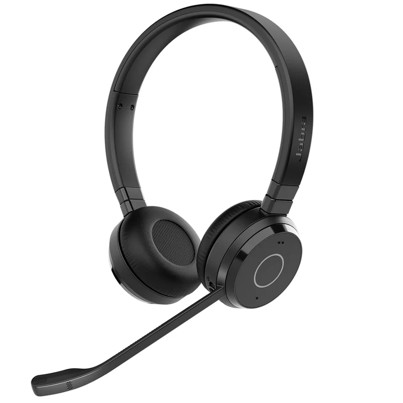 Jabra Evolve 65TE | USB-A MS Stereo | BTHEADSET+ BT DONGLE(PC),On Ear,Black