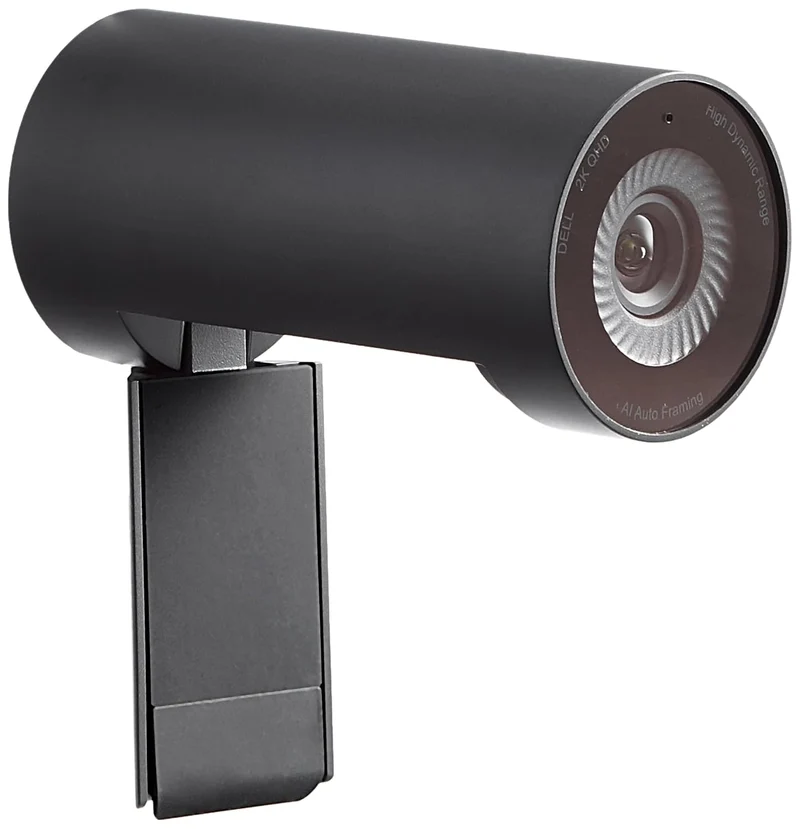 Dell Pro Webcam - WB5023-2K QHD, Built-in Microphone, Video Resolution 2560 x 1440, Digital Zoom x 4, 2D Noise Reduction, 3D Noise Reduction, face Detection, High Dynamic Range (HDR), Auto Zoom
