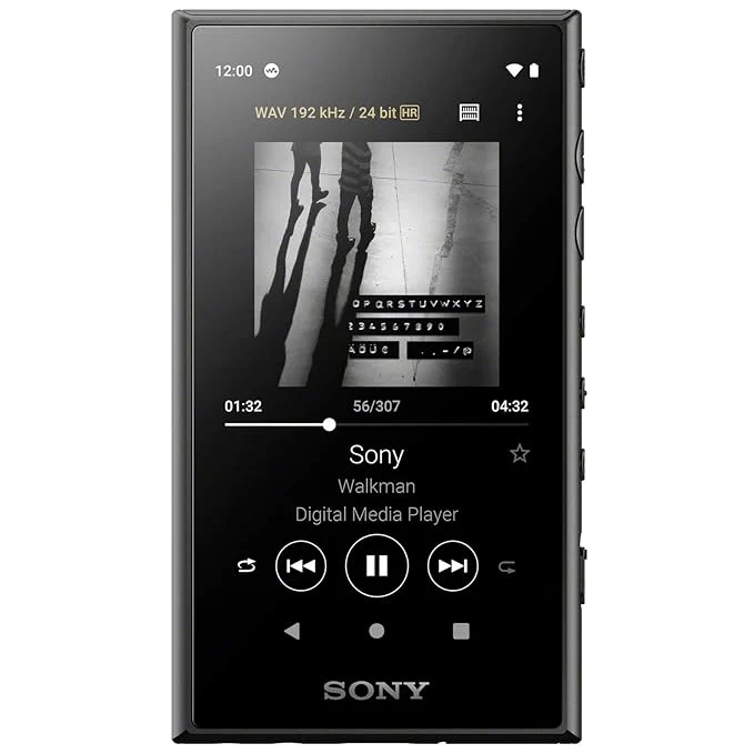 Sony Nw-A105 16GB Walkman Hi-Res Portable Digital Music Player with Android 9.0, 3.6" Touch Screen, S-Master Hx, DSEE-Hx, Wi-Fi & Bluetooth and USB Type-C - Black