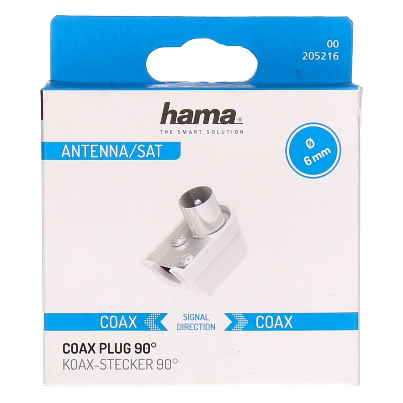Hama 00205216 Koaxialstecker 1 Stück(e)